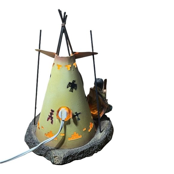 Native American TeePee Lamp - Picture 4 of 10